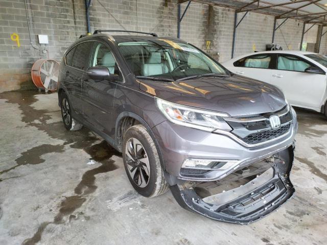 5J6RM4H95GL009656 - 2016 HONDA CR-V TOURI GRAY photo 1