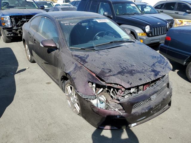 JTKDE167680225945 - 2008 TOYOTA SCION TC იასამნისფერი ფოტო 1