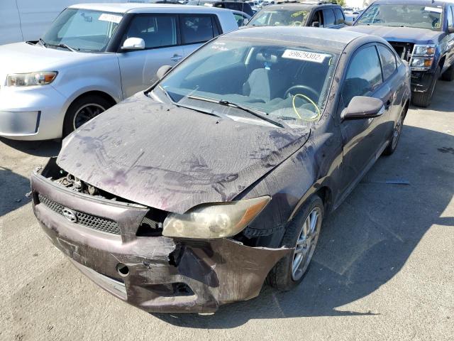 JTKDE167680225945 - 2008 TOYOTA SCION TC იასამნისფერი ფოტო 2