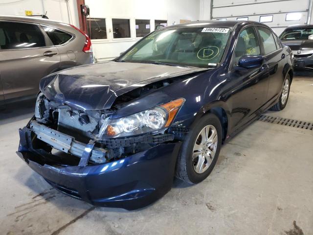 1HGCP26498A042897 - 2008 HONDA ACCORD LXP BLUE photo 2