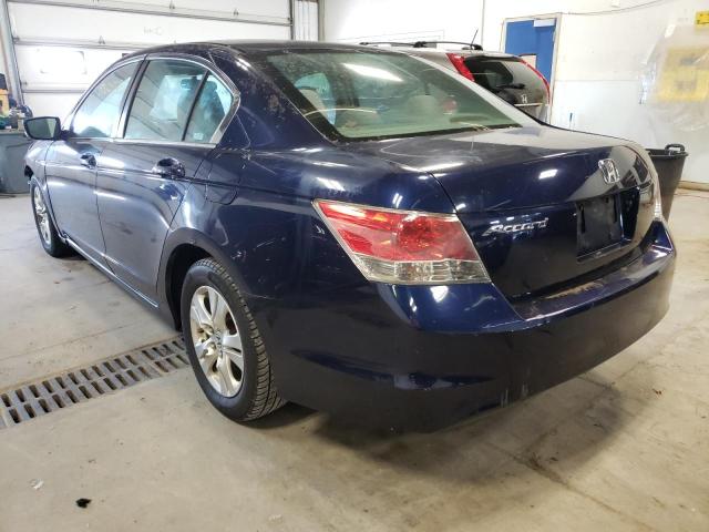 1HGCP26498A042897 - 2008 HONDA ACCORD LXP BLUE photo 3