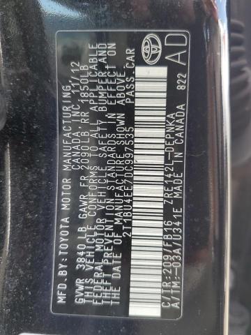 2T1BU4EE7DC997535 - 2013 TOYOTA COROLLA BASE  照片 10