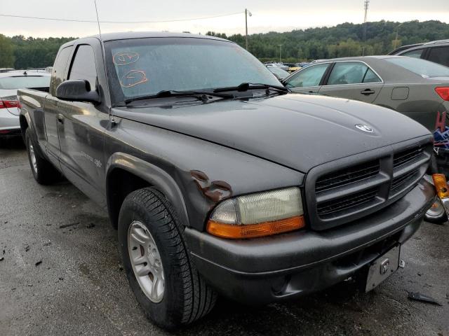 1B7GL12X22S602654 - 2002 DODGE DAKOTA BAS GRAY photo 1