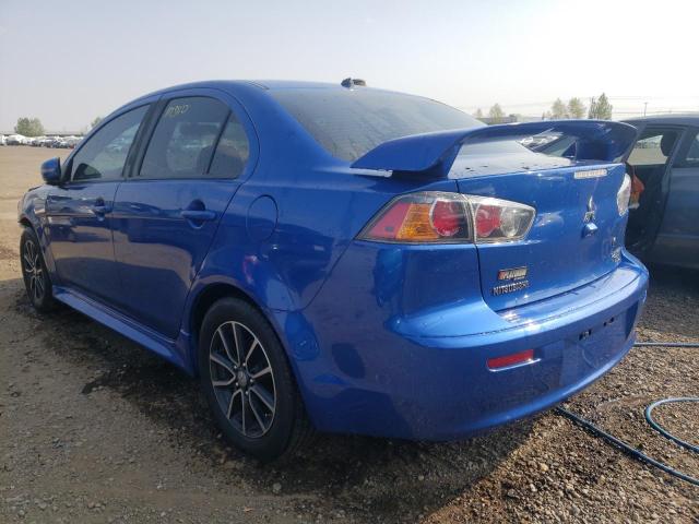 JA32U2FU3HU602252 - 2017 MITSUBISHI LANCER ES BLUE photo 3