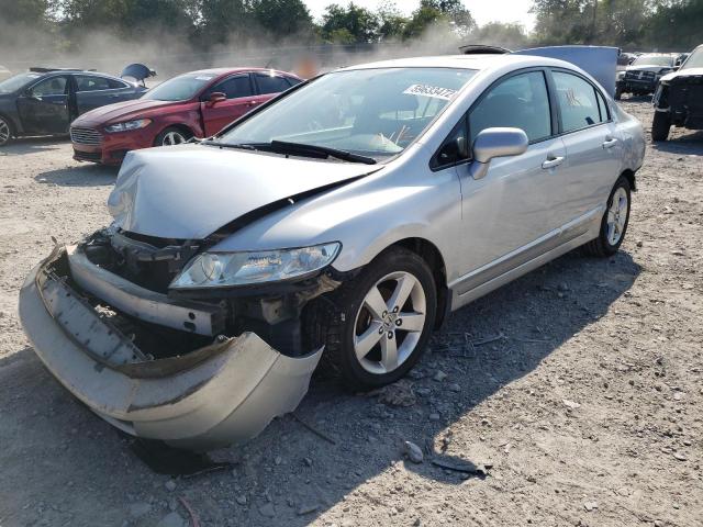 1HGFA16867L110989 - 2007 HONDA CIVIC EX SILVER photo 2