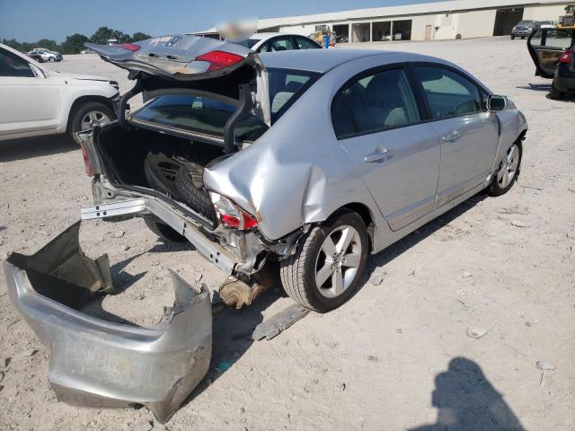 1HGFA16867L110989 - 2007 HONDA CIVIC EX SILVER photo 4