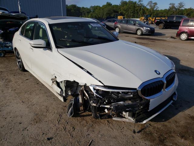 3MW5R1J04M8B87090 - 2021 BMW 330I WHITE photo 1