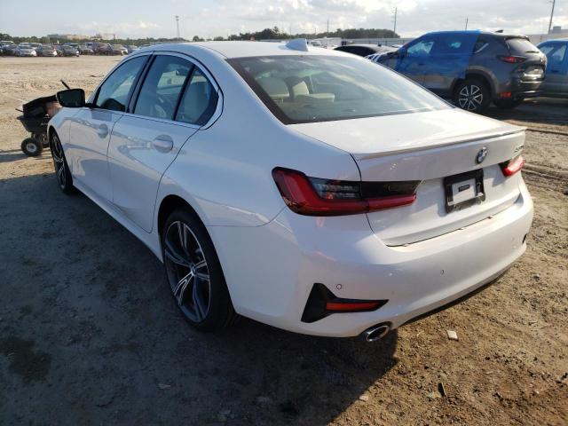 3MW5R1J04M8B87090 - 2021 BMW 330I WHITE photo 3