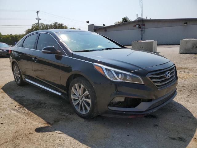 5NPE34AF0GH337093 - 2016 HYUNDAI SONATA SPO BLACK photo 1