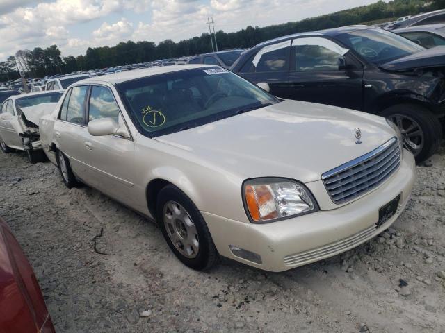 1G6KD54Y81U213690 - 2001 CADILLAC DEVILLE CREAM photo 1