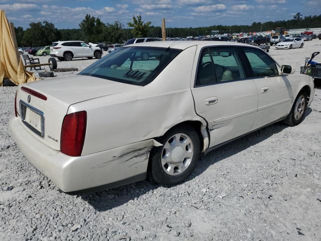 1G6KD54Y81U213690 - 2001 CADILLAC DEVILLE CREAM photo 4