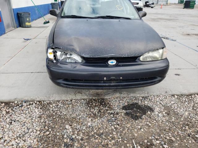 1Y1SK5487XZ404222 - 1999 CHEVROLET GEO PRIZM BLACK photo 9