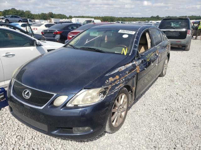 JTHBH96S465021863 - 2006 LEXUS GS 300 BLUE photo 2