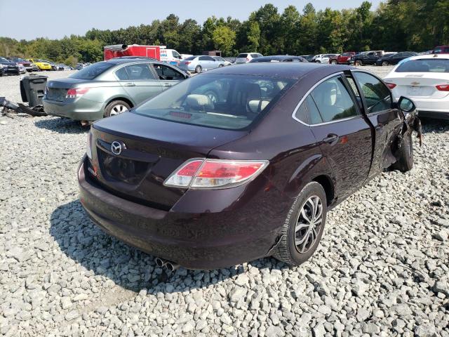 1YVHZ8BHXB5M10136 - 2011 MAZDA 6 I BURGUNDY photo 4