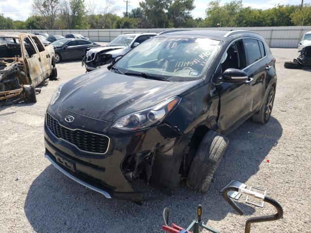 KNDPR3A60H7167535 - 2017 KIA SPORTAGE S BLACK photo 2