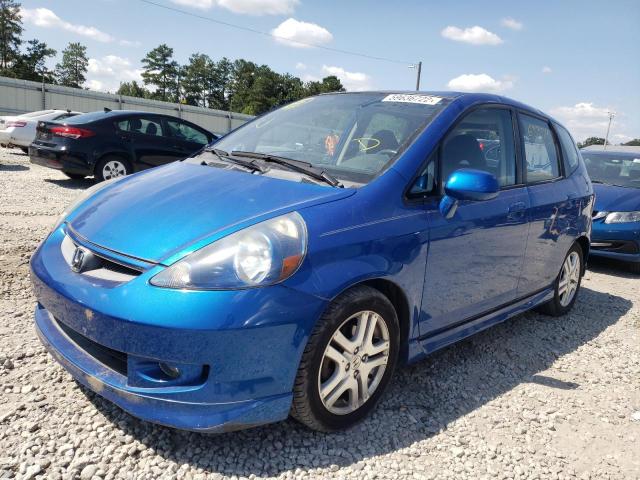 JHMGD38647S028362 - 2007 HONDA FIT S 蓝色 照片 2