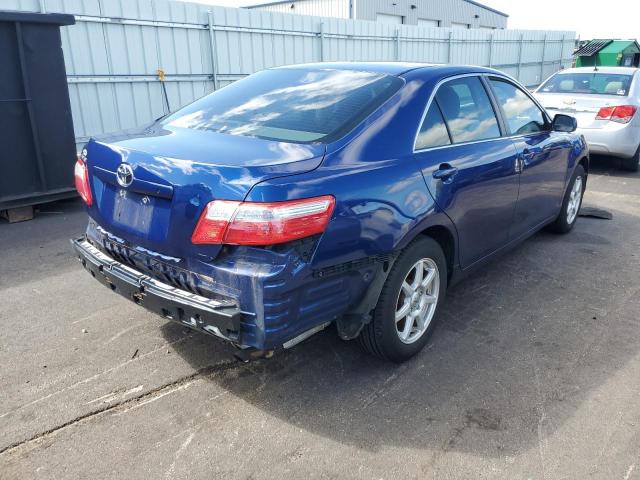 4T1BE46K88U243999 - 2008 TOYOTA CAMRY CE BLUE photo 4