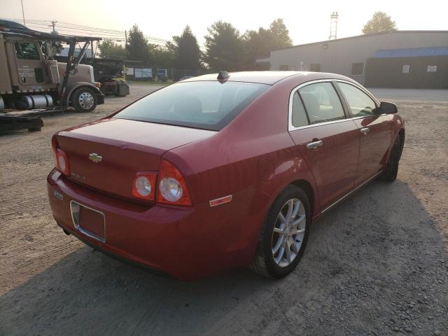 1G1ZE5E08CF329540 - 2012 CHEVROLET MALIBU LTZ წითელი ფოტო 4