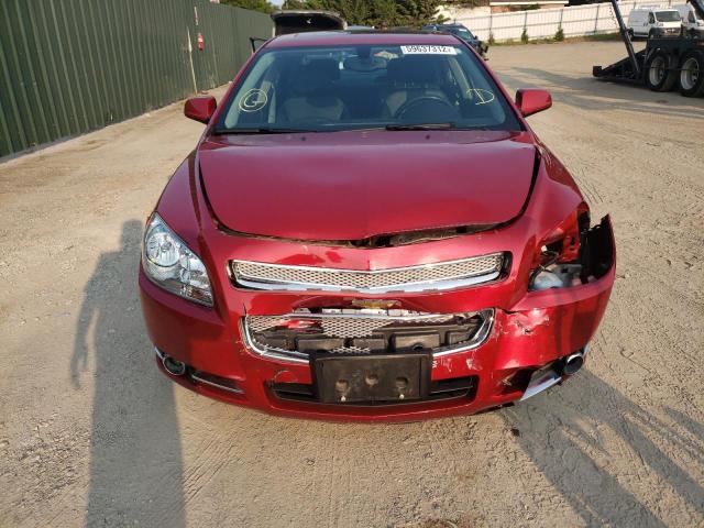 1G1ZE5E08CF329540 - 2012 CHEVROLET MALIBU LTZ წითელი ფოტო 9