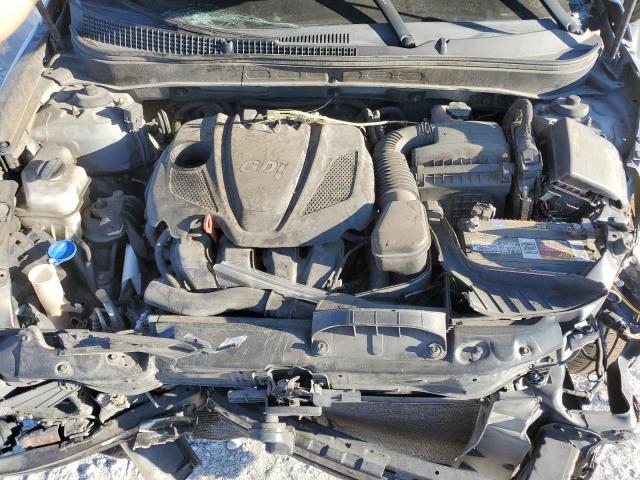 5NPEB4AC6CH457645 - 2012 HYUNDAI SONATA GLS GRAY photo 7