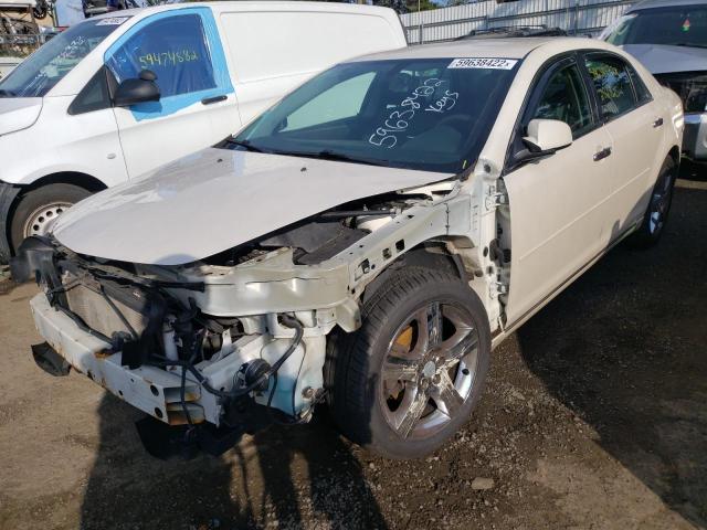 1G1ZC5E06CF239986 - 2012 CHEVROLET MALIBU 1LT WHITE photo 2