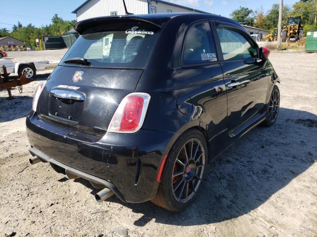 3C3CFFFH5DT608573 - 2013 FIAT 500 ABARTH BLACK photo 4