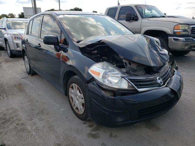 3N1BC1CP6CK284779 - 2012 NISSAN VERSA S BLACK photo 1