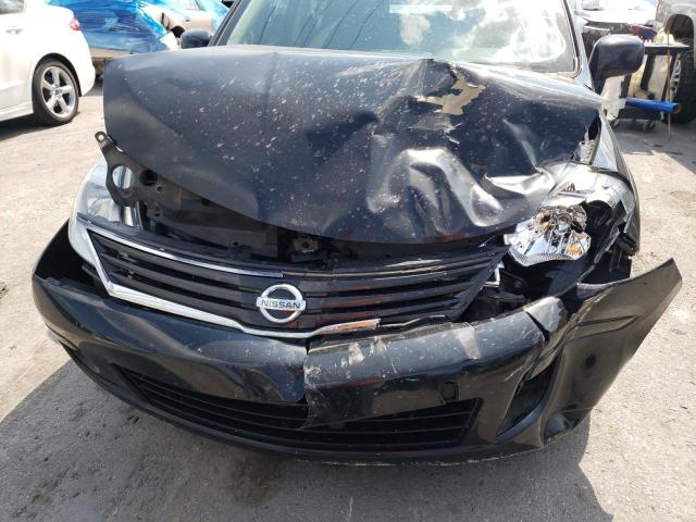 3N1BC1CP6CK284779 - 2012 NISSAN VERSA S BLACK photo 9