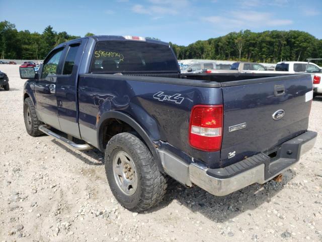 1FTPX145X6NA45514 - 2006 FORD F150 BLUE photo 3