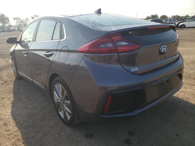 KMHC85LC1JU060092 - 2018 HYUNDAI IONIQ LIMI GRAY photo 3