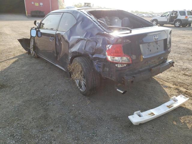 JTKJF5C70B3000888 - 2011 TOYOTA SCION TC Көк фото 3