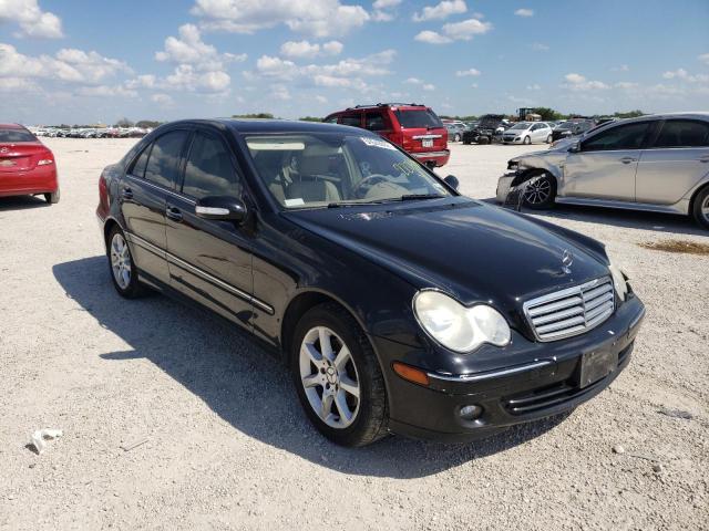 WDBRF54H27F885844 - 2007 MERCEDES-BENZ C 280 BLACK photo 1