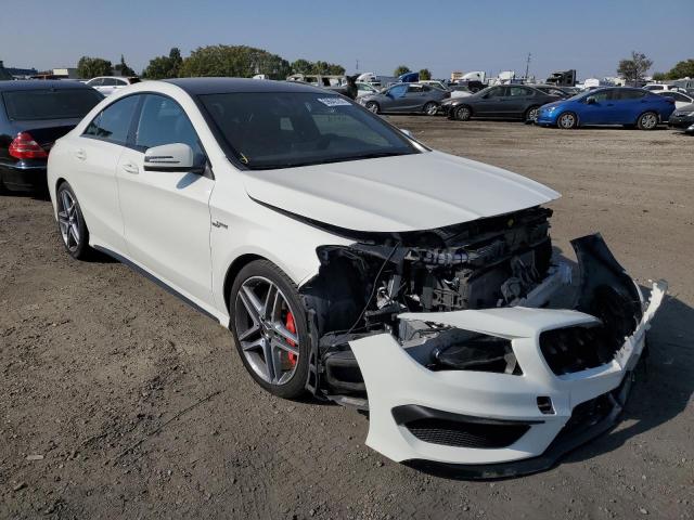 WDDSJ5CB1EN077458 - 2014 MERCEDES-BENZ CLA 45 AMG WHITE photo 1