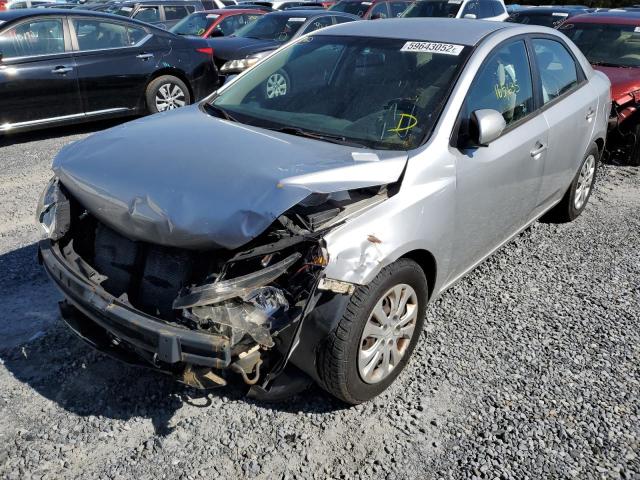 KNAFU4A20A5259711 - 2010 KIA FORTE EX SILVER photo 2