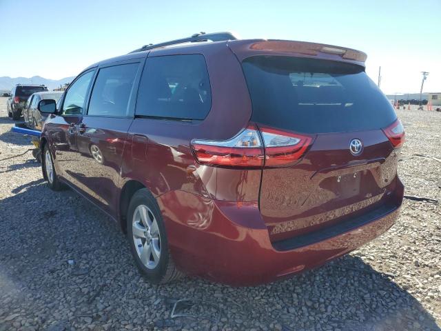 5TDKK3DCXFS615427 - 2015 TOYOTA SIENNA LE RED photo 3