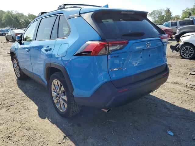 JTMA1RFV0KD506173 - 2019 TOYOTA RAV4 XLE P BLUE photo 3