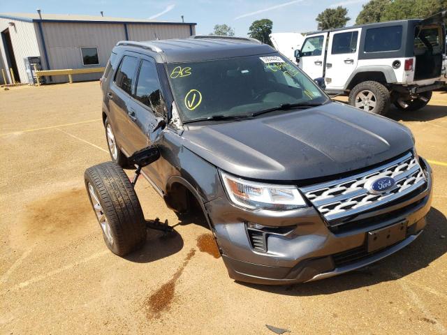 1FM5K7D80JGC85263 - 2018 FORD EXPLORER X GRAY photo 1