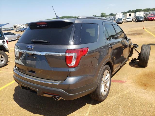 1FM5K7D80JGC85263 - 2018 FORD EXPLORER X GRAY photo 4