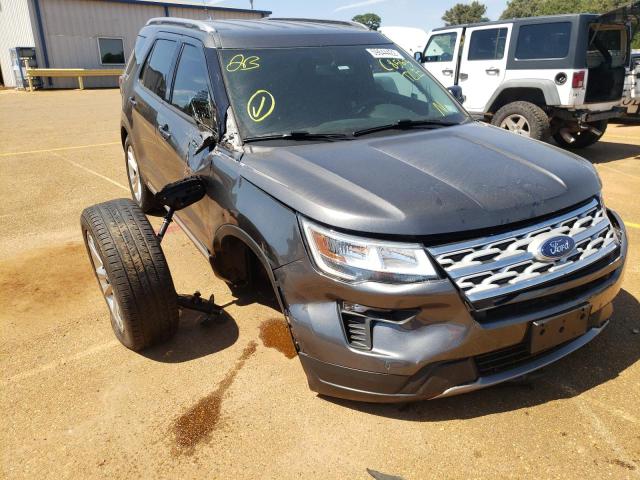 1FM5K7D80JGC85263 - 2018 FORD EXPLORER X GRAY photo 9