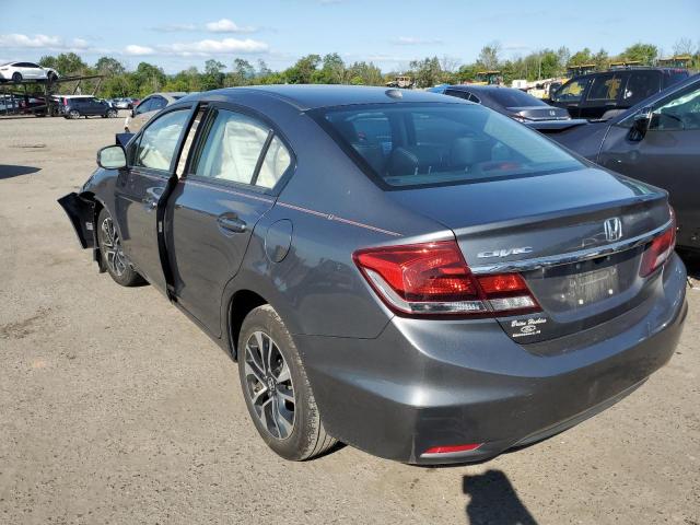 19XFB2F9XDE256908 - 2013 HONDA CIVIC EXL GRAY photo 3