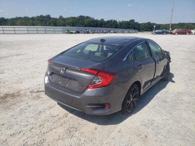 JHMFC1F7XJX010019 - 2018 HONDA CIVIC EXL Boz foto 4