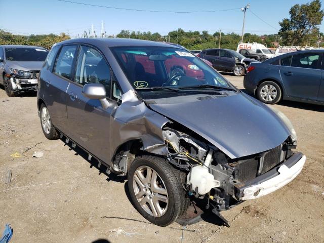 JHMGD38647S004045 - 2007 HONDA FIT S SILVER photo 1