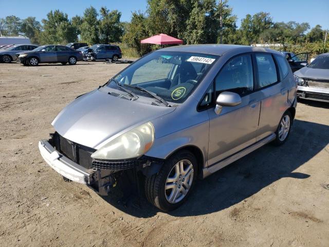 JHMGD38647S004045 - 2007 HONDA FIT S SILVER photo 2