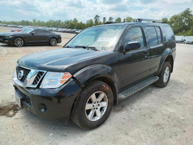 5N1AR1NB7CC623480 - 2012 NISSAN PATHFINDER BLACK photo 2