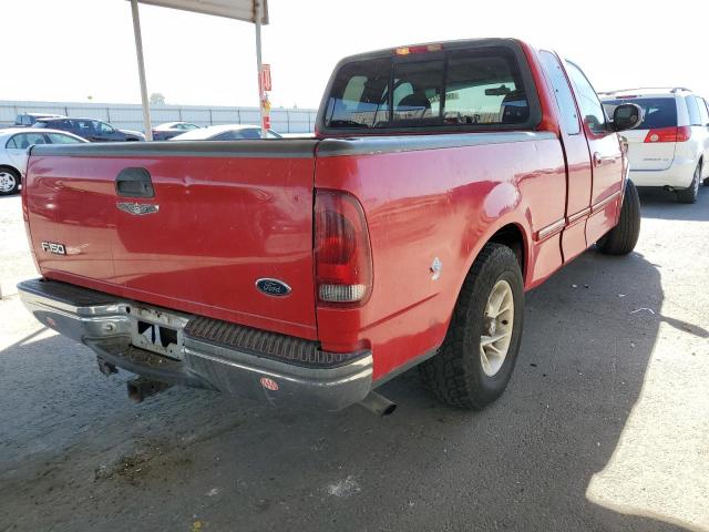 1FTZX1767WKC10546 - 1998 FORD F150 RED photo 4