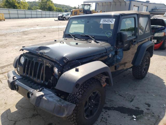 1C4AJWAG4HL709444 - 2017 JEEP WRANGLER S BLACK photo 2