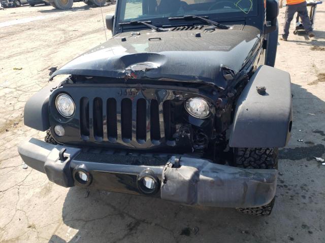 1C4AJWAG4HL709444 - 2017 JEEP WRANGLER S BLACK photo 9