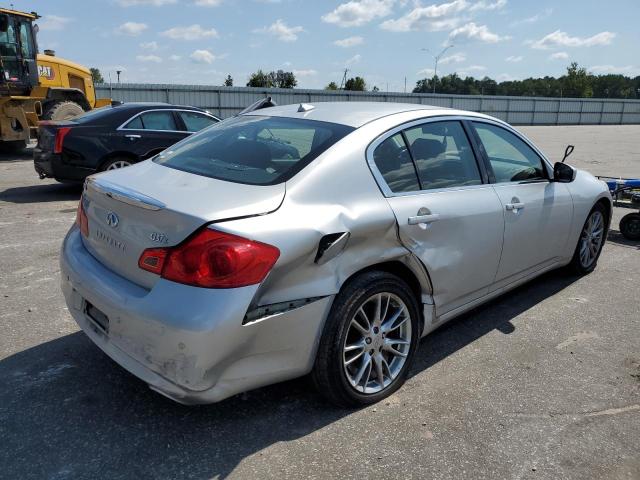 JN1CV6AR0AM253461 - 2010 INFINITI G37 SILVER photo 4