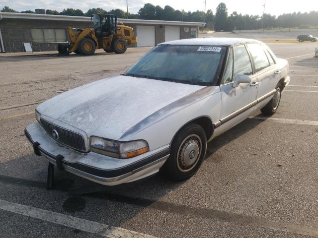 1G4HP53L7PH517630 - 1993 BUICK LESABRE CU WHITE photo 2