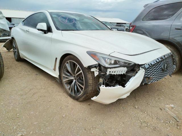 JN1EV7KK1MM410757 - 2021 INFINITI Q60 LUXE WHITE photo 1